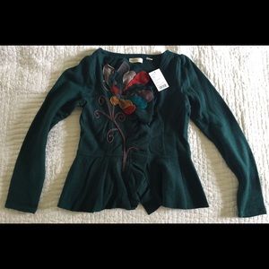 Anthropologie Felted wool sweater